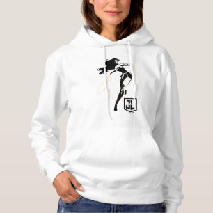 Pull À Capuche Ligue de Justice   Wonder Woman with Lasso Pop Art