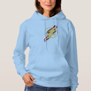 Pull À Capuche Ligue de la justice  Symbole Flash de brosse et de