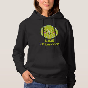 Pull À Capuche Lime Sentent de bonnes limites drôle Mot jeu vert