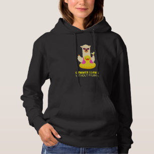 Pull À Capuche Llama d'été cool avec lunettes de soleil pour soir