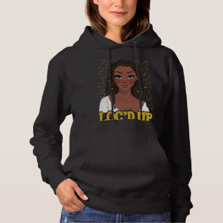 Pull À Capuche Loc Up Hair Black History Mois African Melanin