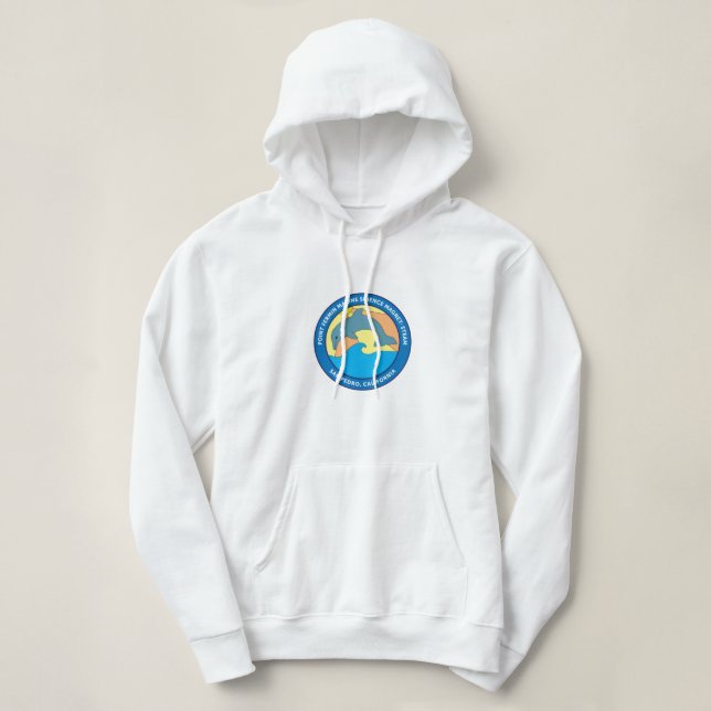 Pull À Capuche Logo des femmes de l'école primaire Point Fermin B (Design devant)