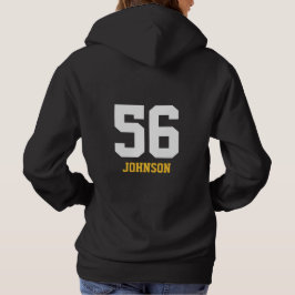 Pull À Capuche LYFL 01 | Logo de lassen blanc personnalisé pour f