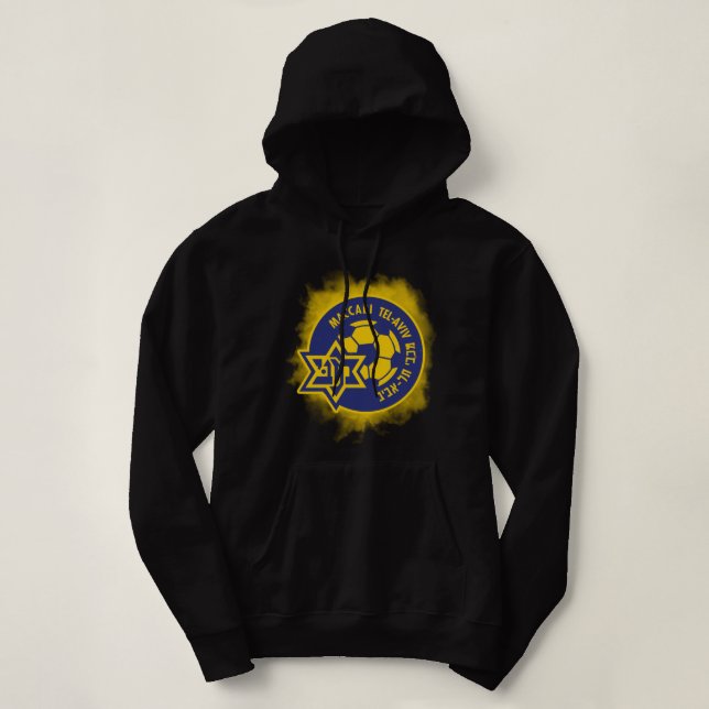 Pull À Capuche Maccabi Tel Aviv FC Football Club Israël (Design devant)