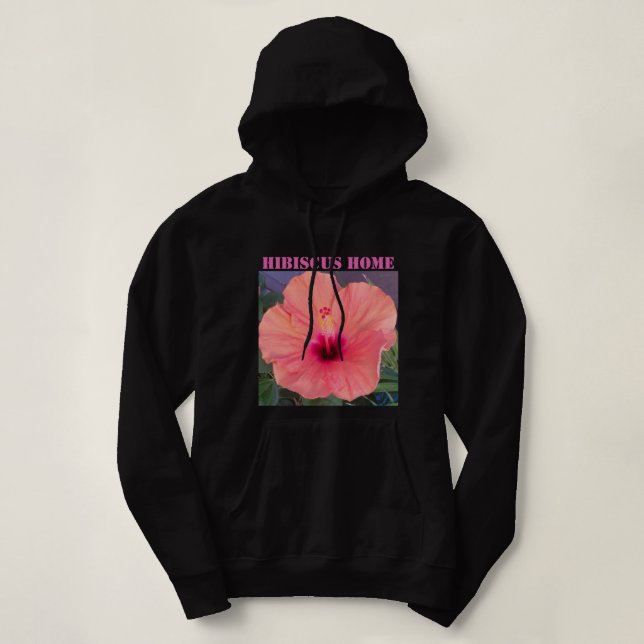 PULL À CAPUCHE MAISON HIBISCUS (Design devant)