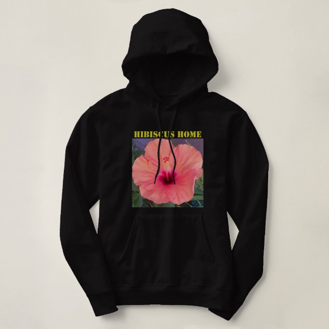 PULL À CAPUCHE MAISON HIBISCUS (Design devant)