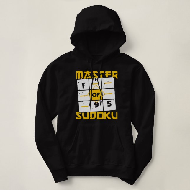Pull À Capuche Maître Sudoku Sudoku Champion Math Jeu Joke Sa (Design devant)