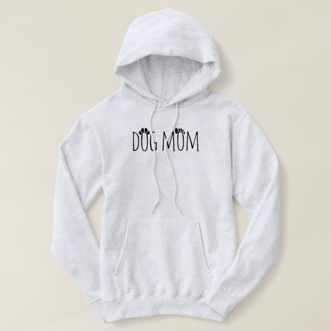 Pull À Capuche Maman du chien (Design devant)