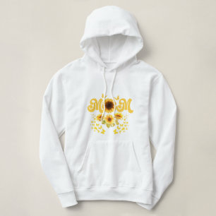 Pull À Capuche Maman Fun soleil brillant avec des papillons