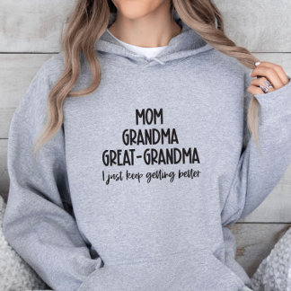 Pull À Capuche Maman grand-mère grand-grand-grand-Sweat - shirt à