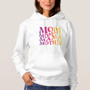 Pull À Capuche maman maman maman mère