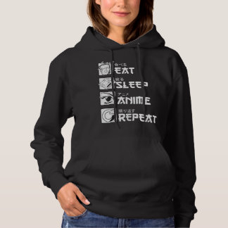 Pull À Capuche Mangez Sleep Anime Répétez Chemise, Manga Japonais