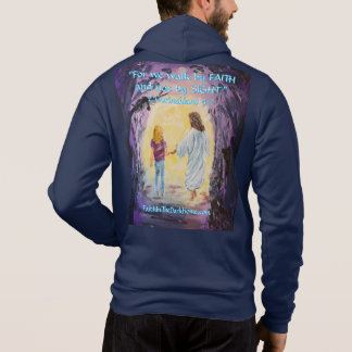 Pull À Capuche Marcher dans l'obscurité avec la FOI zippée