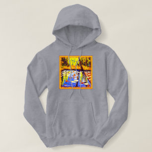 Pull À Capuche Marécage forestier coloré. Commandez dès maintenan