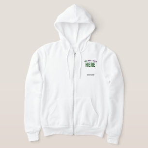 PULL À CAPUCHE MARQUE BLANCHE MODERNE ET PERSONNALISABLE VÉRIFIÉE