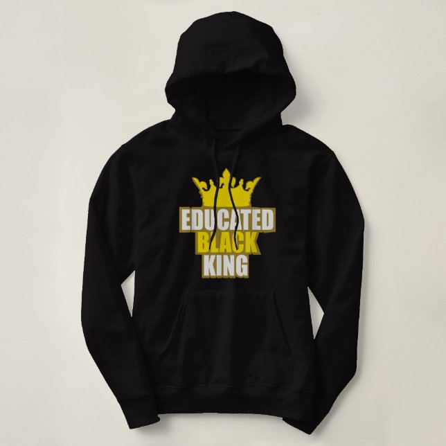 Pull À Capuche Martin Luther King Jr. Day Educated Black King Shi (Design devant)