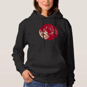 Pull À Capuche Masque japonais esthétique Fox Kitsune