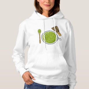 Pull À Capuche Matcha sticker ! Autocollant