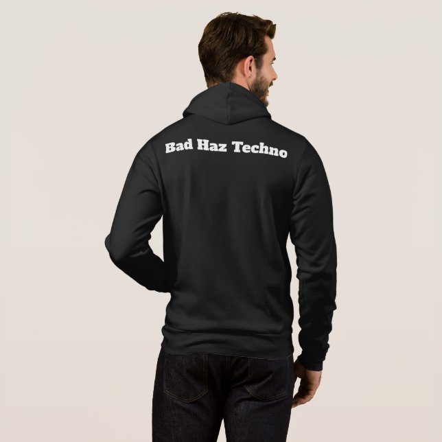 Pull À Capuche Mauvais Haz Techno Zip Up Hoody (Dos entier)