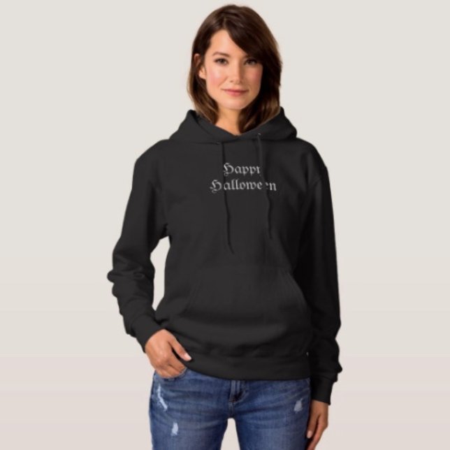 Pull À Capuche Méchante Chatte aux Yeux Bleus (10oz. cotton-poly blend 100% cotton face set-in sleeves  double needle-stitched armholes bottom band)