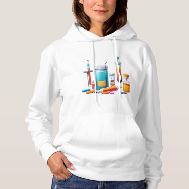 Pull À Capuche Medical Tools Cartoon Hoodie (Devant)