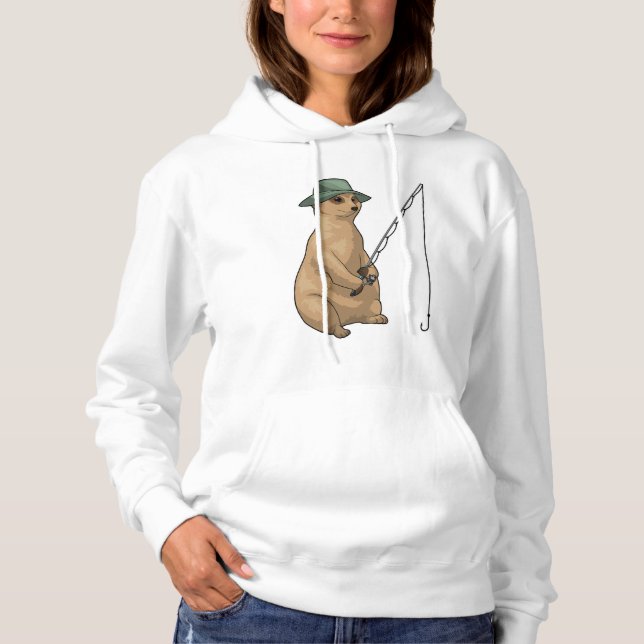Pull À Capuche Meerkat Fishing Fisher (Devant)