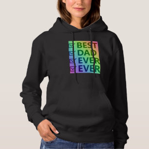 Pull À Capuche Meilleur papa jamais, fière fierté LGBTQ Hommes Ca