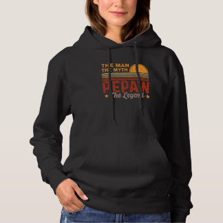 Pull À Capuche Mens Pepaw L'Homme Mythe Légende Retro Grand-Père 