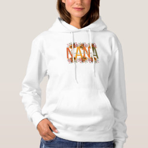 Pull À Capuche Merci Nana Grand-Mère Thanksgiving Nana Grandm