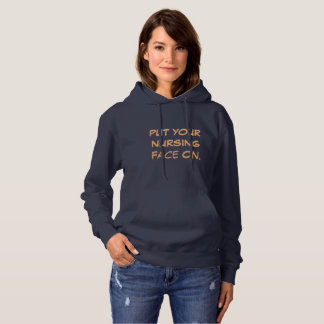 Pull À Capuche Mettez votre visage d'infirmière sur des sweats à