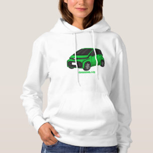 Pull À Capuche Mignonne micro-voiture verte