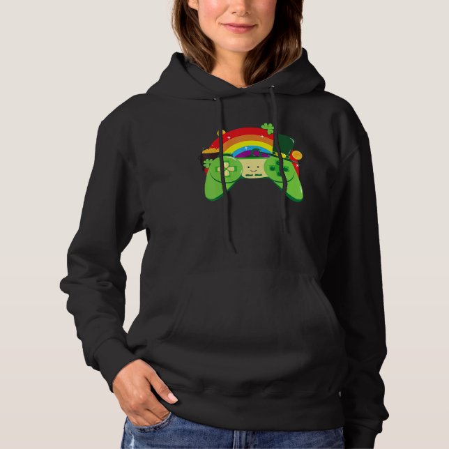 Pull À Capuche Mignonne Saint Patrick's Day Elements pour les jou (Devant)