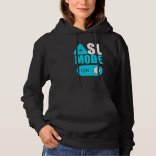 Pull À Capuche Mode Asl Sur American Sign Language Asl Pour Enfan