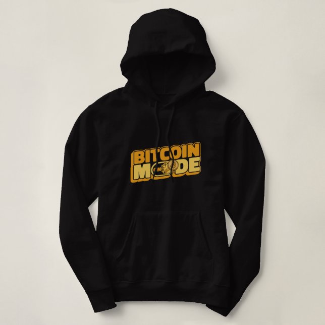 Pull À Capuche Mode Bitcoin sur Crypto CryptoCurrency Blocchaines (Design devant)
