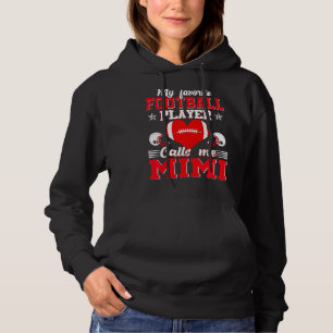 Pull À Capuche Mon joueur favori me traite de Mimi Mère