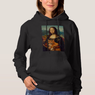 Pull À Capuche Mona Lisa + T-shirt T-shirt Chat