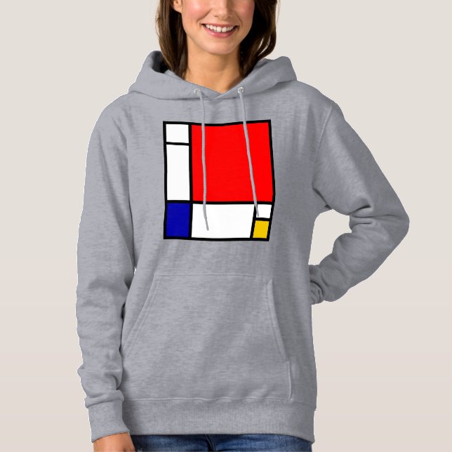 Pull À Capuche Mondrian 1 (Devant)