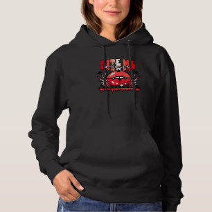 Pull À Capuche Mords Moi S'il Vous Plaît Halloween Vampire Épouva