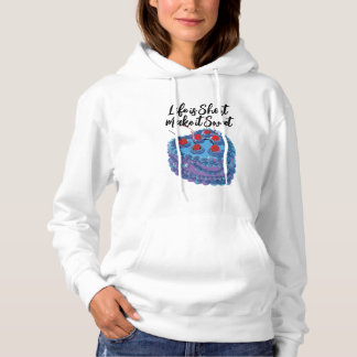 Pull À Capuche Motif de gâteau au coeur mou
