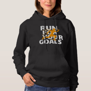 Pull À Capuche Motivation Run For Your Buts