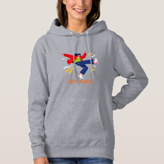 Pull À Capuche Mouvement de danse énergique Graphique de jeunesse