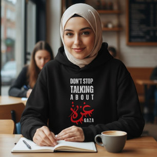 Pull À Capuche Ne cessez pas de parler de Gaza