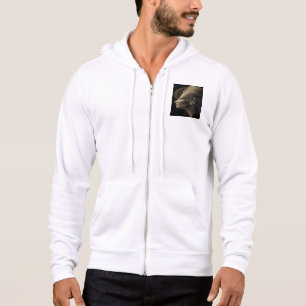 Pull À Capuche Néfertiti Ligne Silhouette Moderne Art