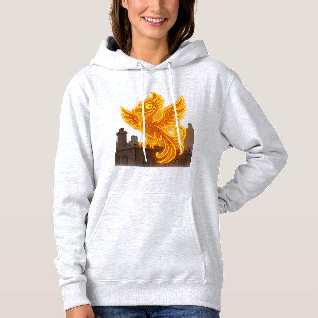 Pull À Capuche Neon Phoenix Graffiti Art sur le toit (Devant)