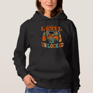 Pull À Capuche Niveau 3 Anniversaire Déverrouillé Garçons Joueur