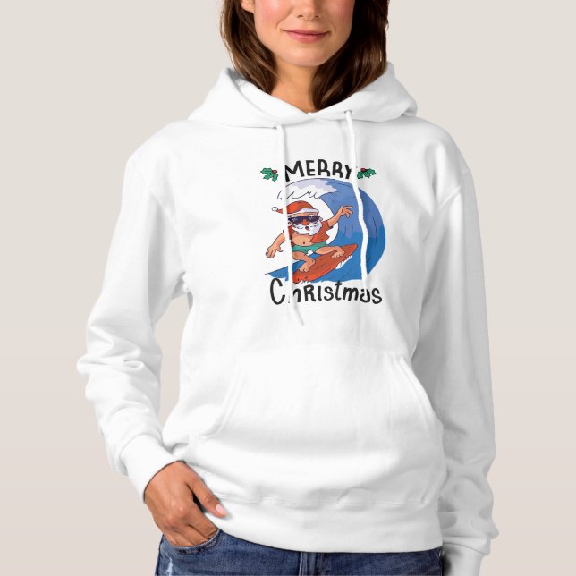 Pull À Capuche Noël en juillet (Devant)