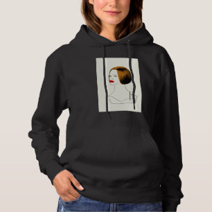 Pull À Capuche Noir orphelin Rachel - croquis chic de clone