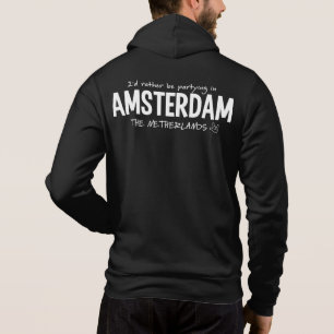 Pull À Capuche Nom personnalisé AMSTERDAM