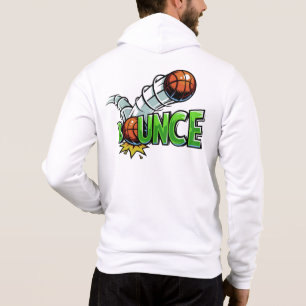Pull À Capuche Nom personnalisé BOUNCE Basket