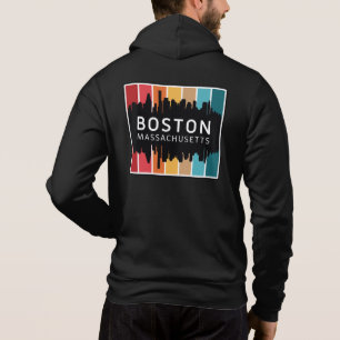 Pull À Capuche Nom personnalisé / Texte Boston Massachusetts